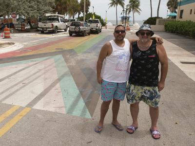 Florida cities race to save rainbow crosswalks as the state's deadlines for removal loom